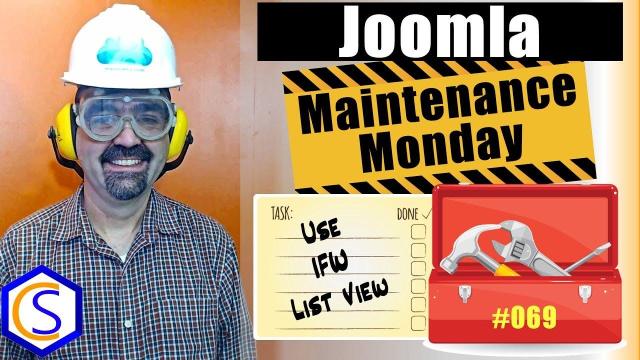 Monday Maintenance 069