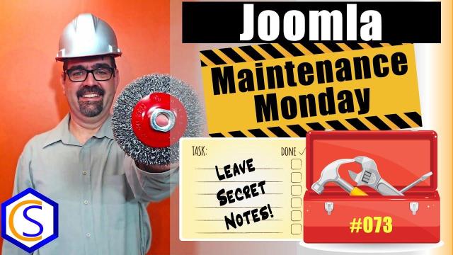 Monday Maintenance 073