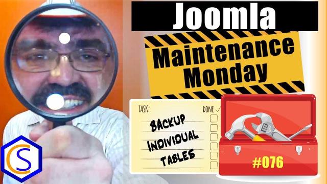 Monday Maintenance 076