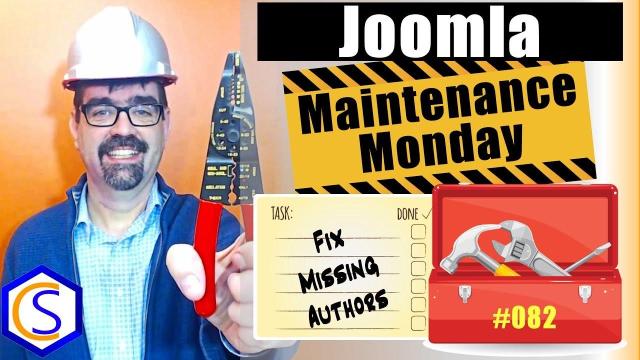 Monday Maintenance 082