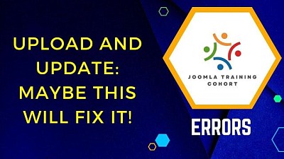 Upload and Update This Might be the Joomla Fix You Are Looking For