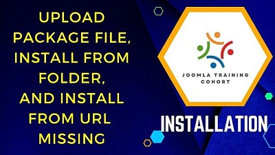 Missing Upload Package File Install from folder and Install from Url Extension