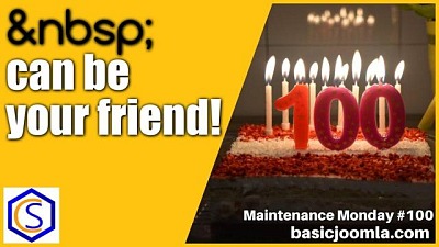 Monday Maintenance 100